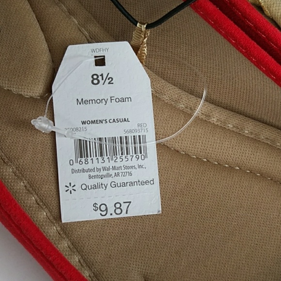 3 Pairs of Time and Tru Memeory Foam Flats - Picture 3 of 3